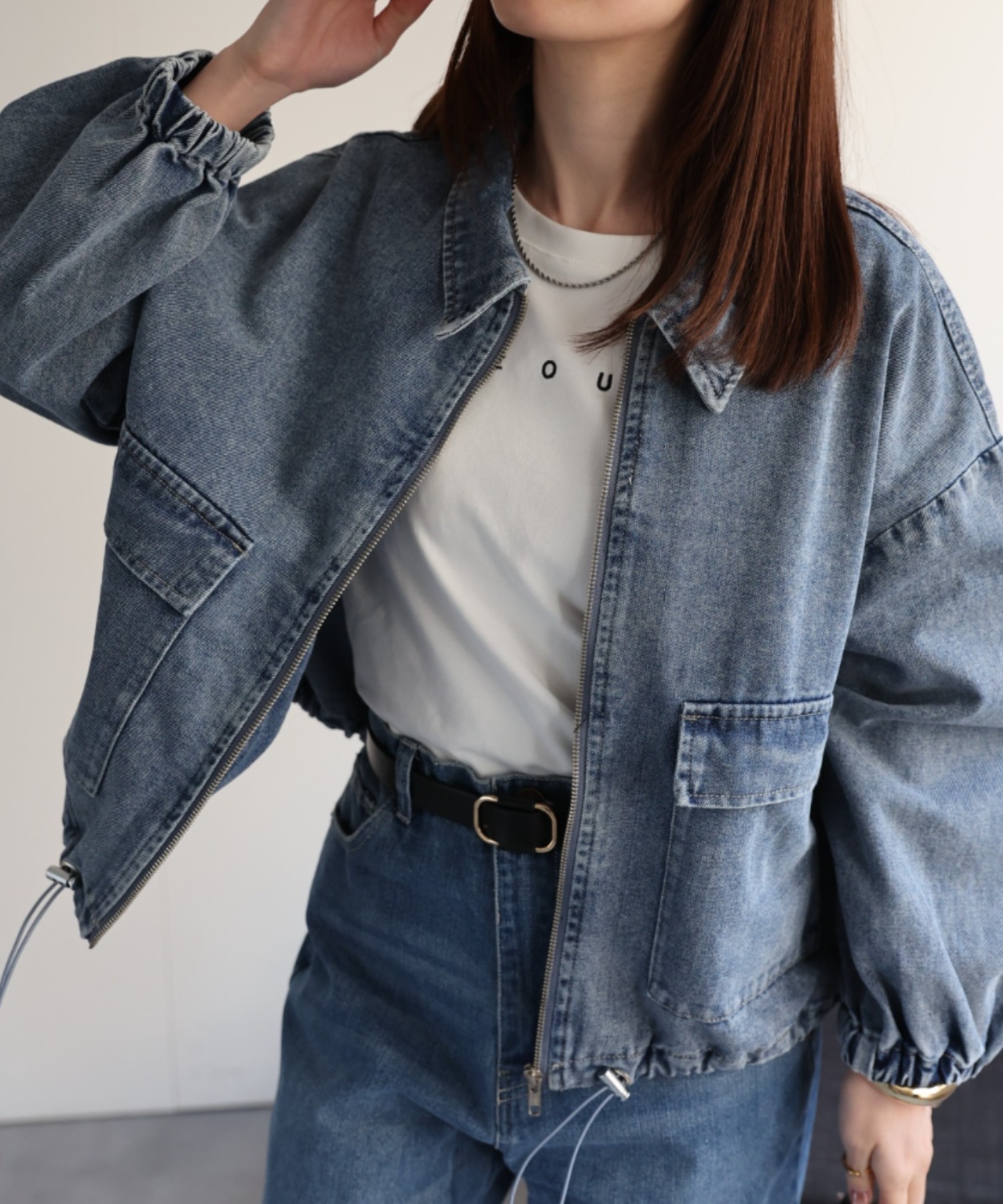 model：162㎝着用サイズ：F