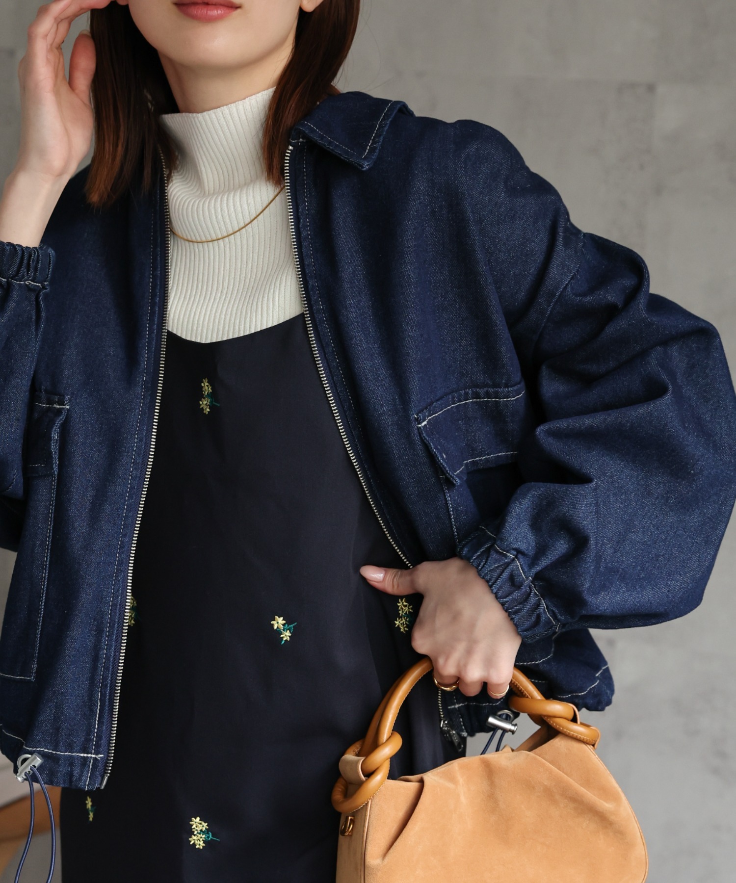 model：162㎝着用サイズ：F