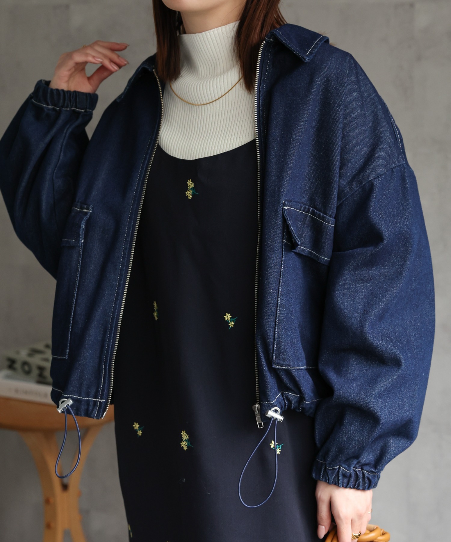 model：162㎝着用サイズ：F