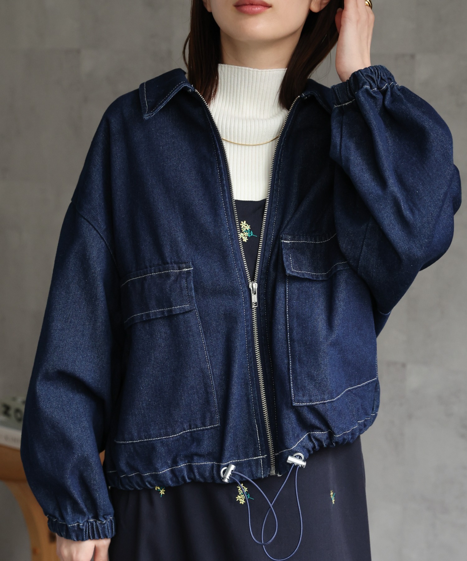 model：162㎝着用サイズ：F