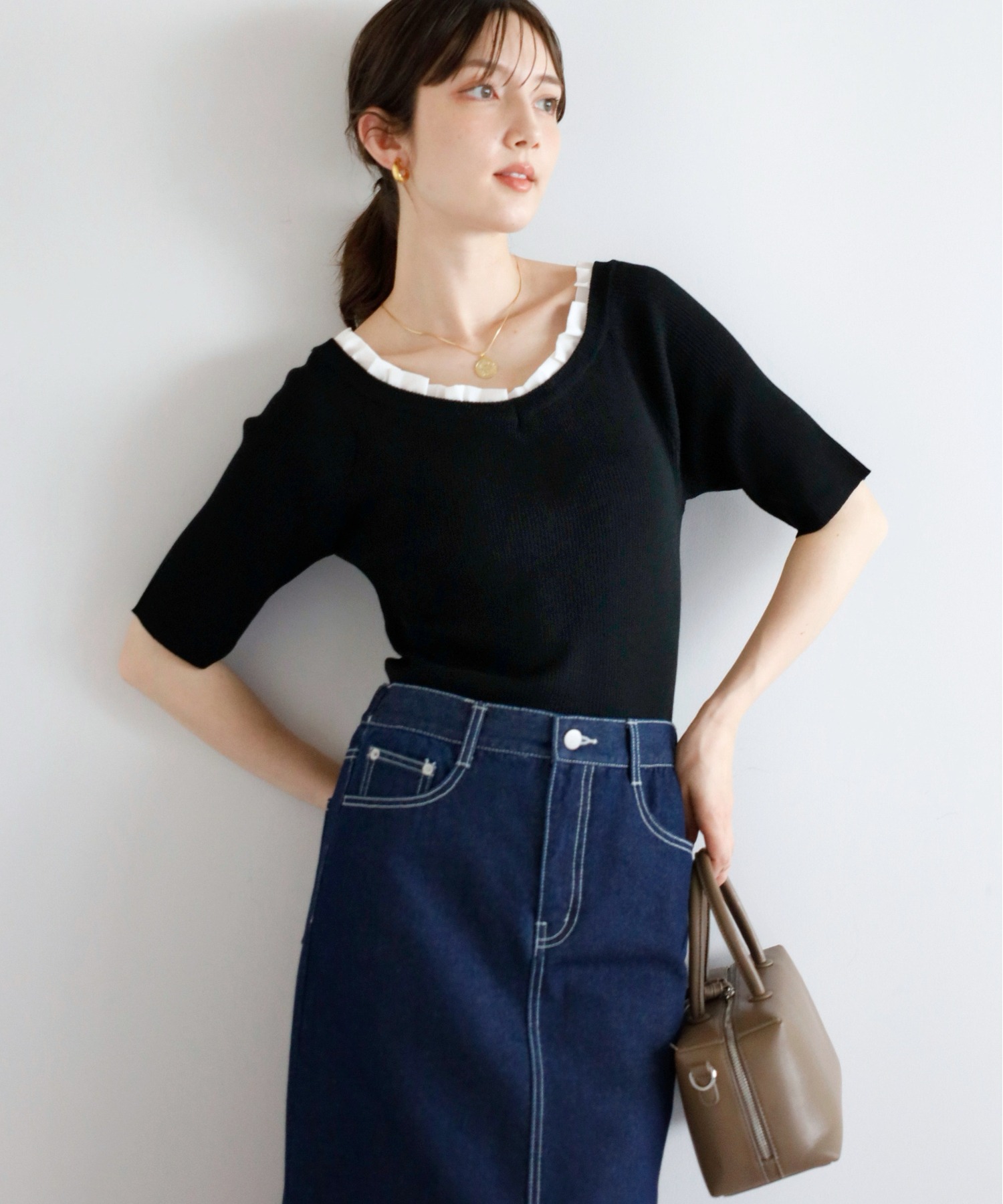 model：H168 着用サイズ：FREE
