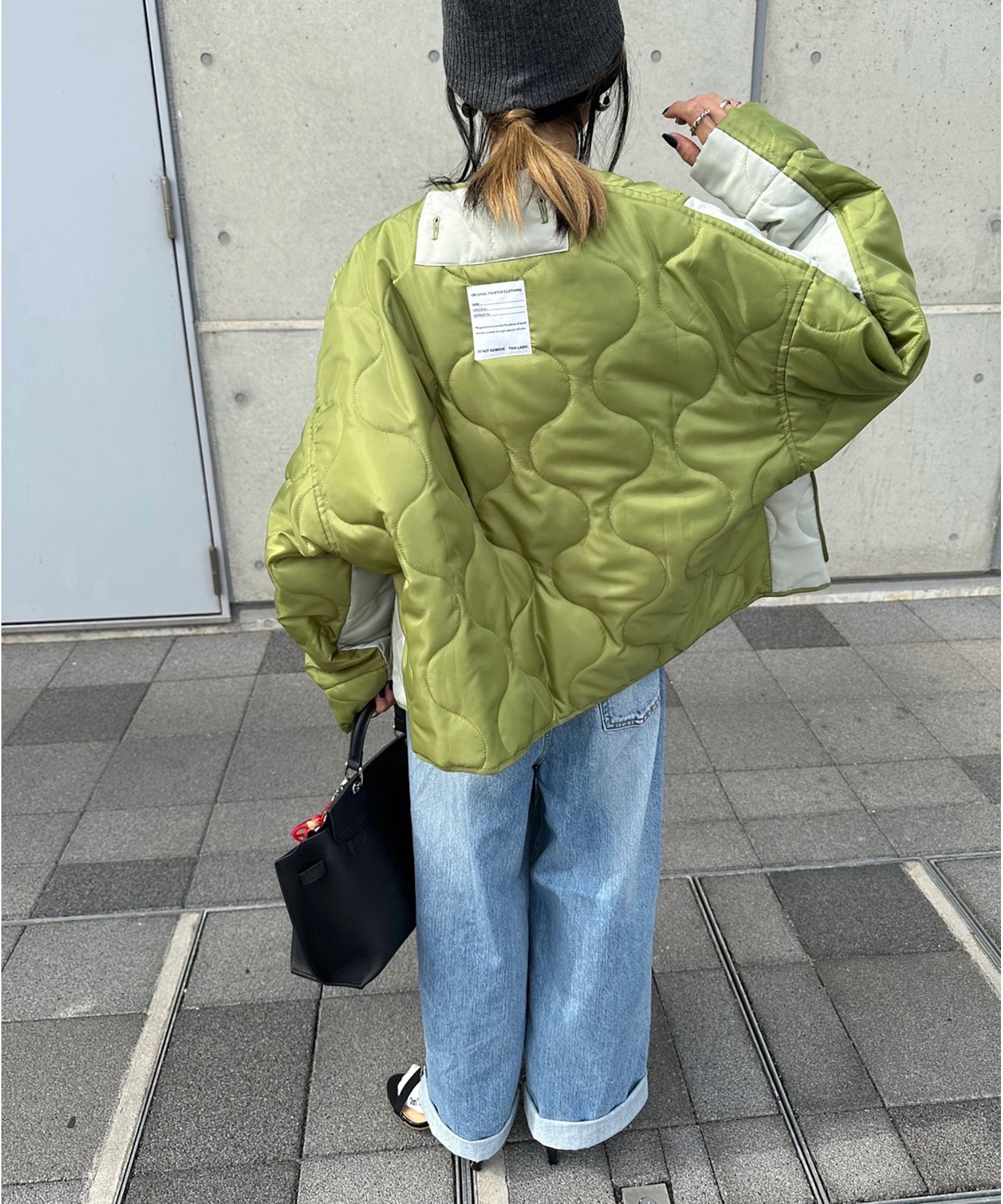 INTERPLAY x AYA】Switching Quilt Blouson