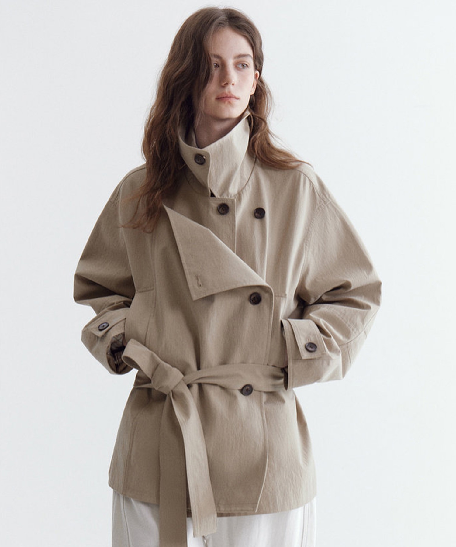2025SS  ショートトレンチコート完売品 東原亜希 FORME 2025 SPRING SHORT TRENCH COAT