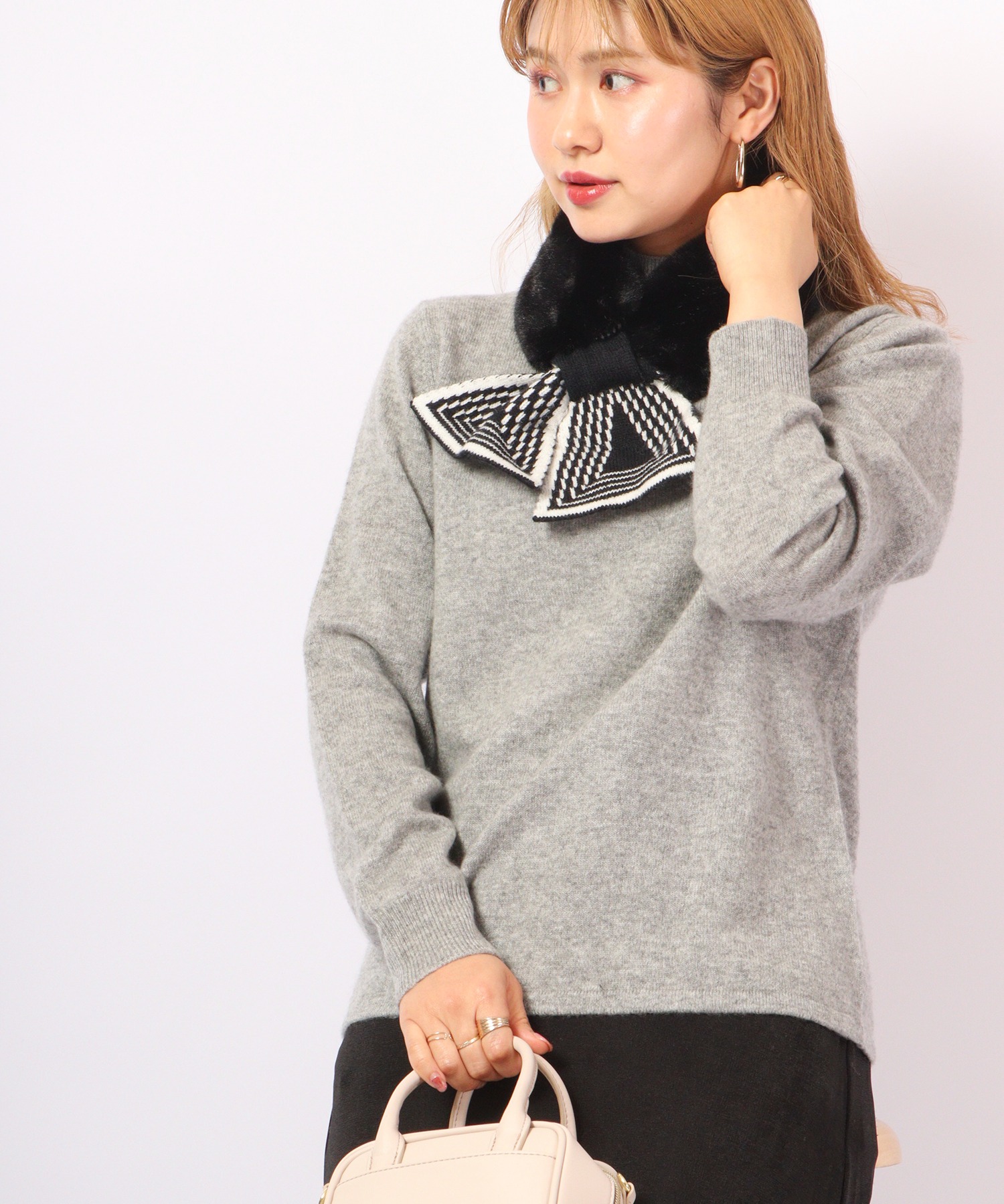 BRODIAEA 洗えるカシミヤシリーズ 割引 ハイネック セール】BRODIAEA