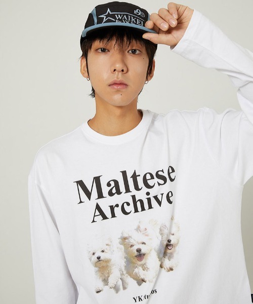 A'GAM/9×.kom『WaiKei/ワイケイ』Maltese archive long sleeve tshirt