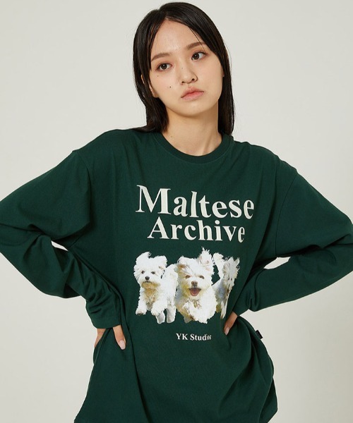 A'GAM/9×.kom『WaiKei/ワイケイ』Maltese archive long sleeve tshirt