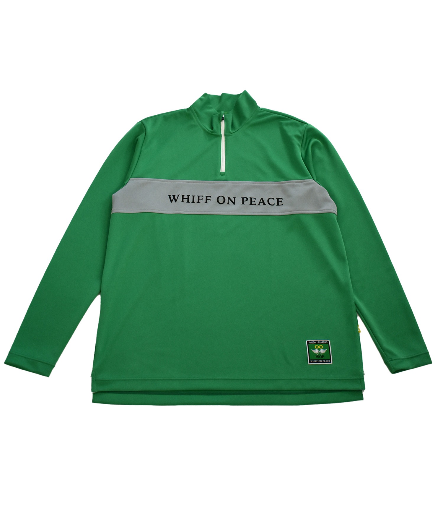 AddElm LONG SLEEVE HALF ZIP MOCK NECK BIG 【公式通販】