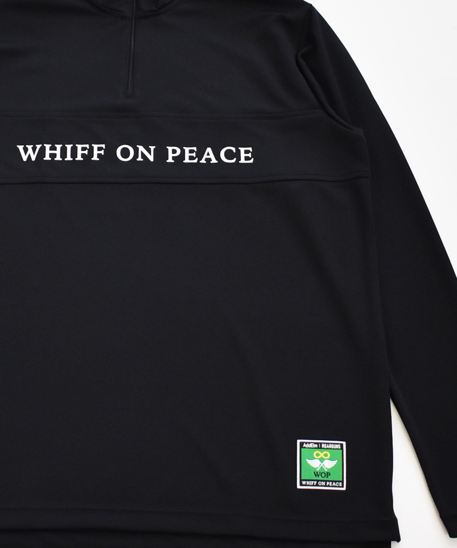 AddElm LONG SLEEVE HALF ZIP MOCK NECK BIG 【公式通販】