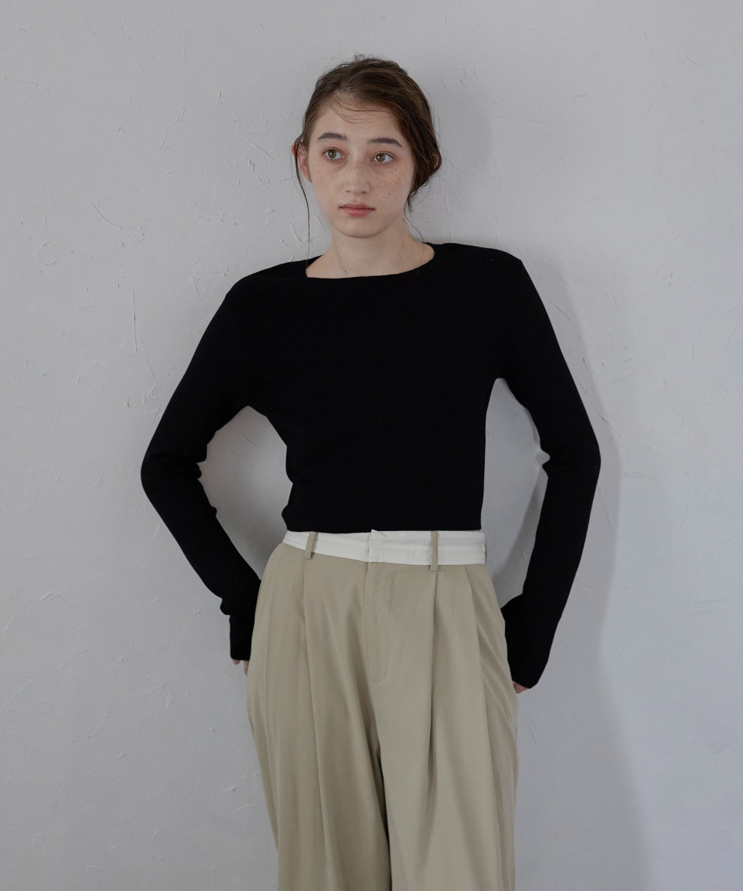 model：H164 着用サイズ：FREE