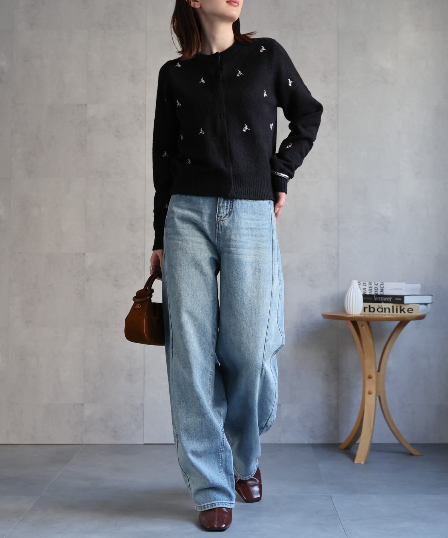model：162cm 着用サイズ：F