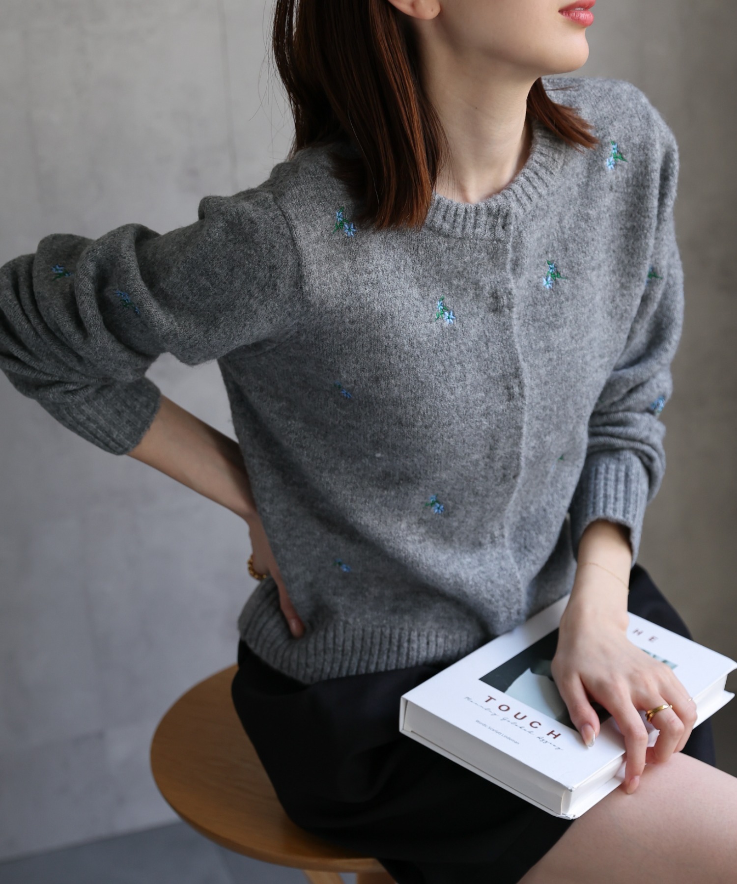 model：162cm 着用サイズ：F