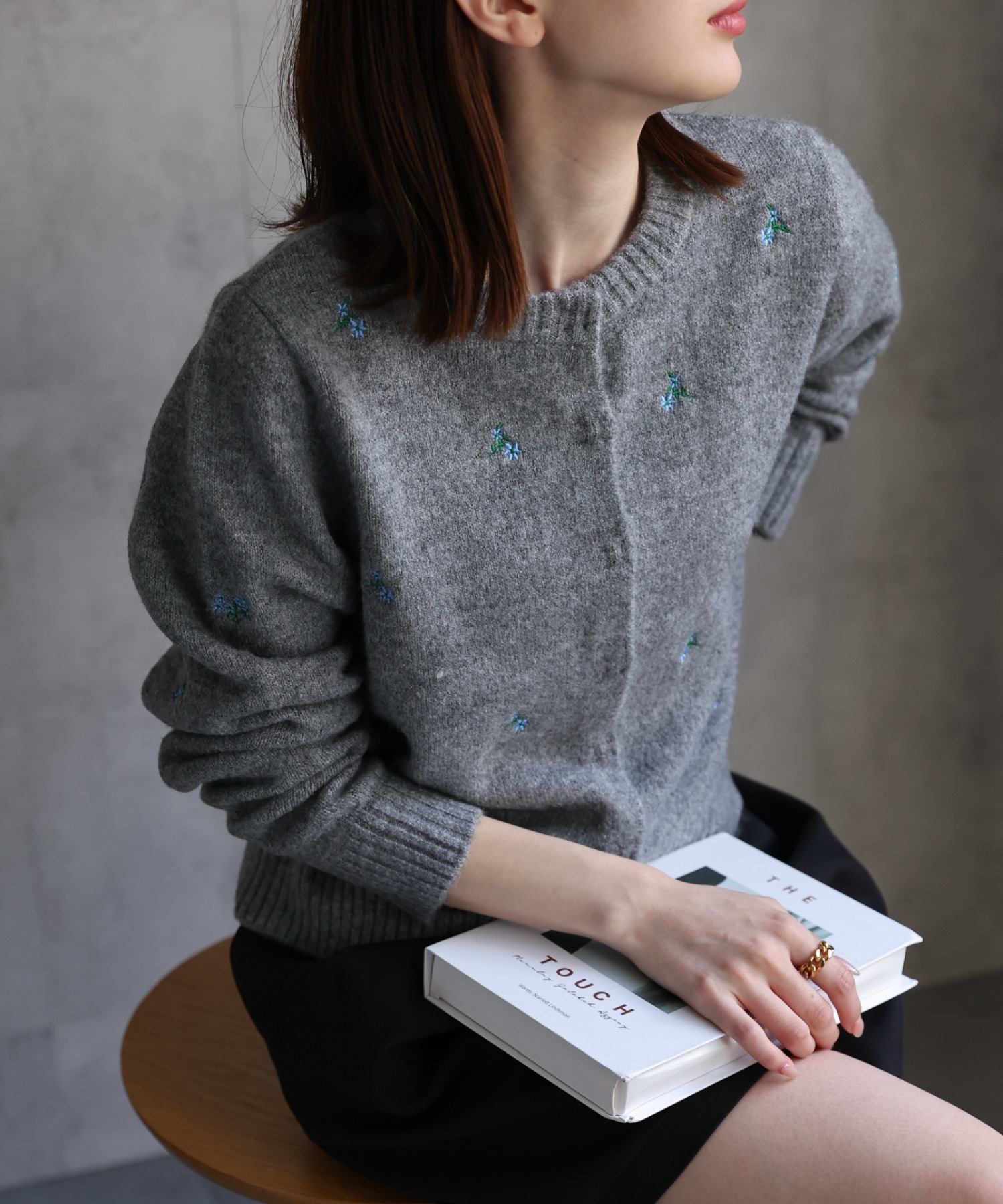 model：162cm 着用サイズ：F