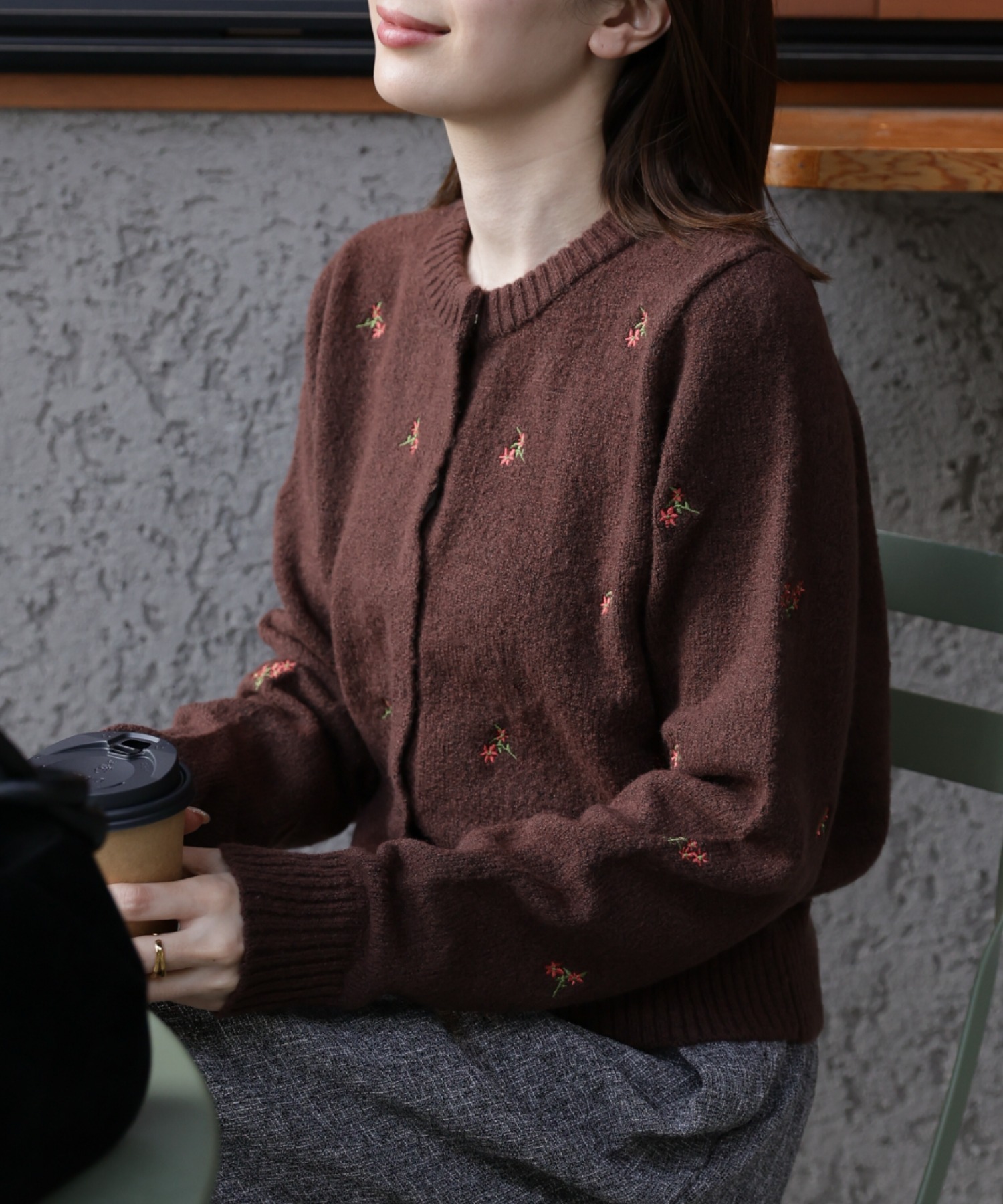 model：162cm 着用サイズ：F