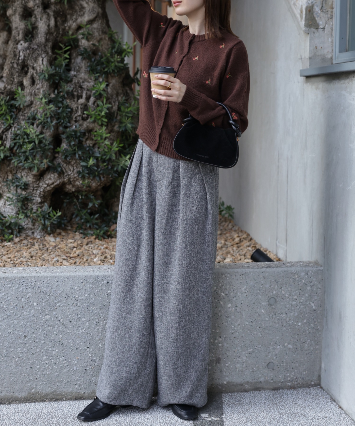model：162cm 着用サイズ：F