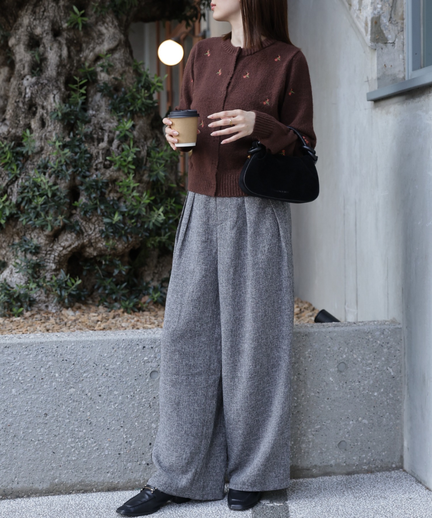 model：162cm 着用サイズ：F