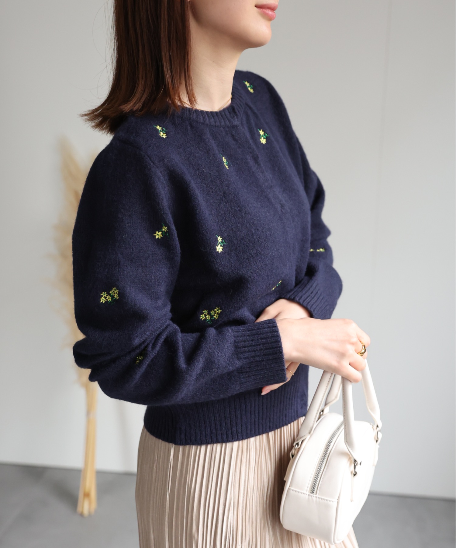 model：162cm 着用サイズ：F