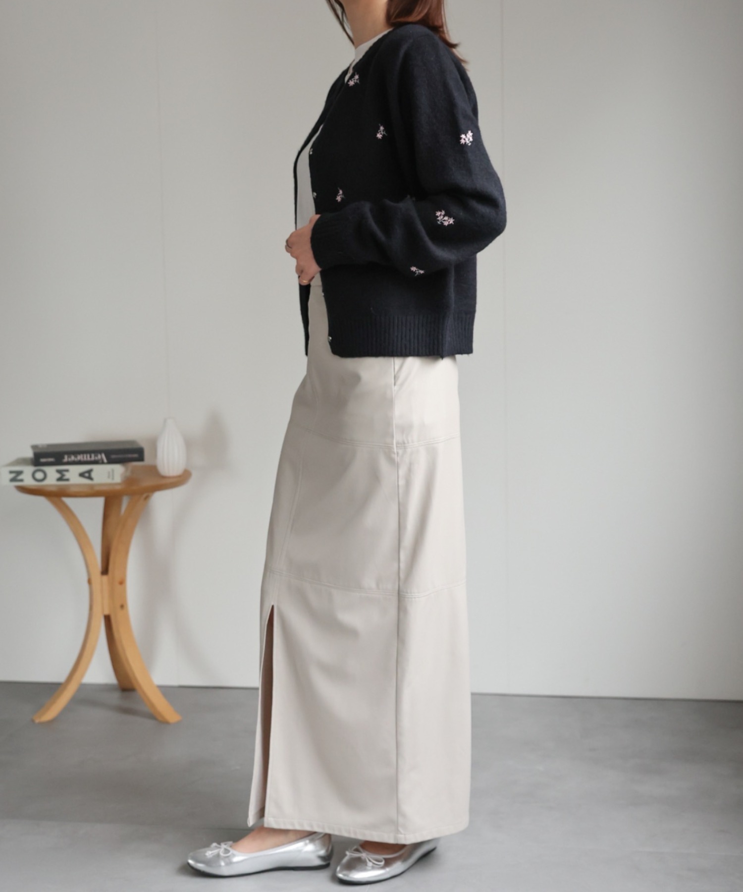 model：162cm 着用サイズ：F