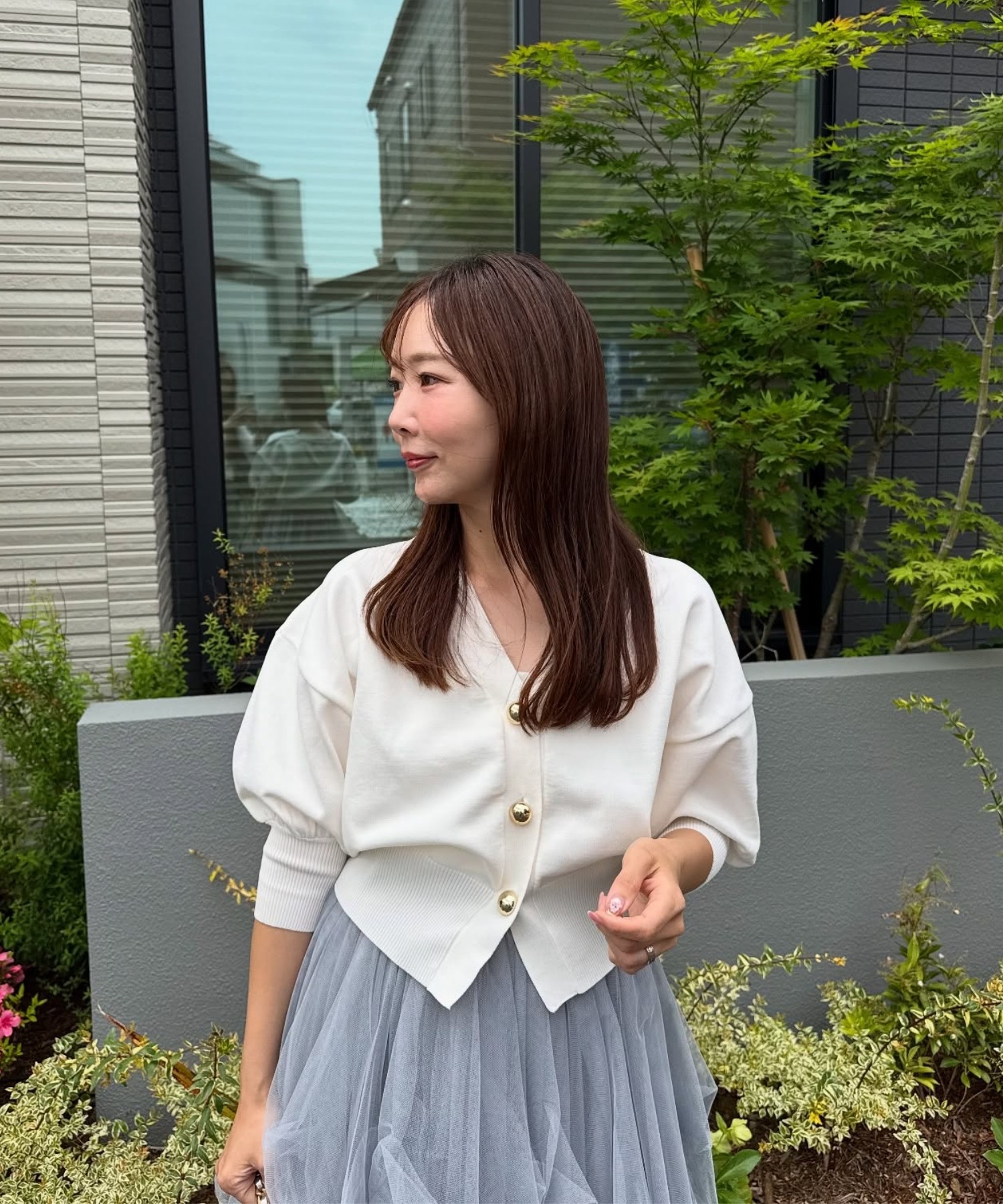 model：H157 着用サイズ：FREE