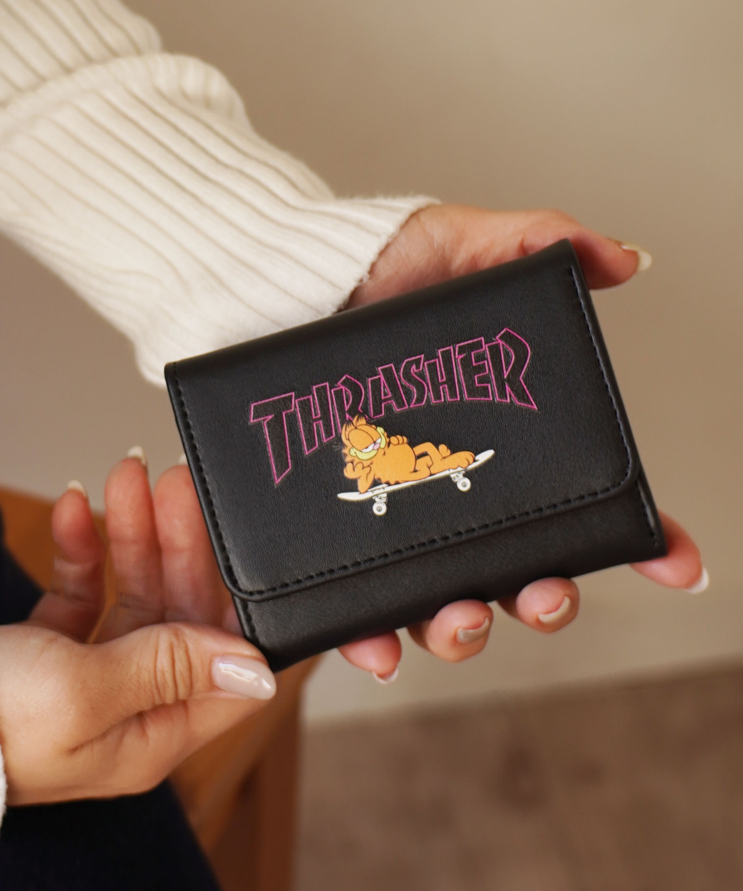 THRASHER コラボ 三つ折り 財布