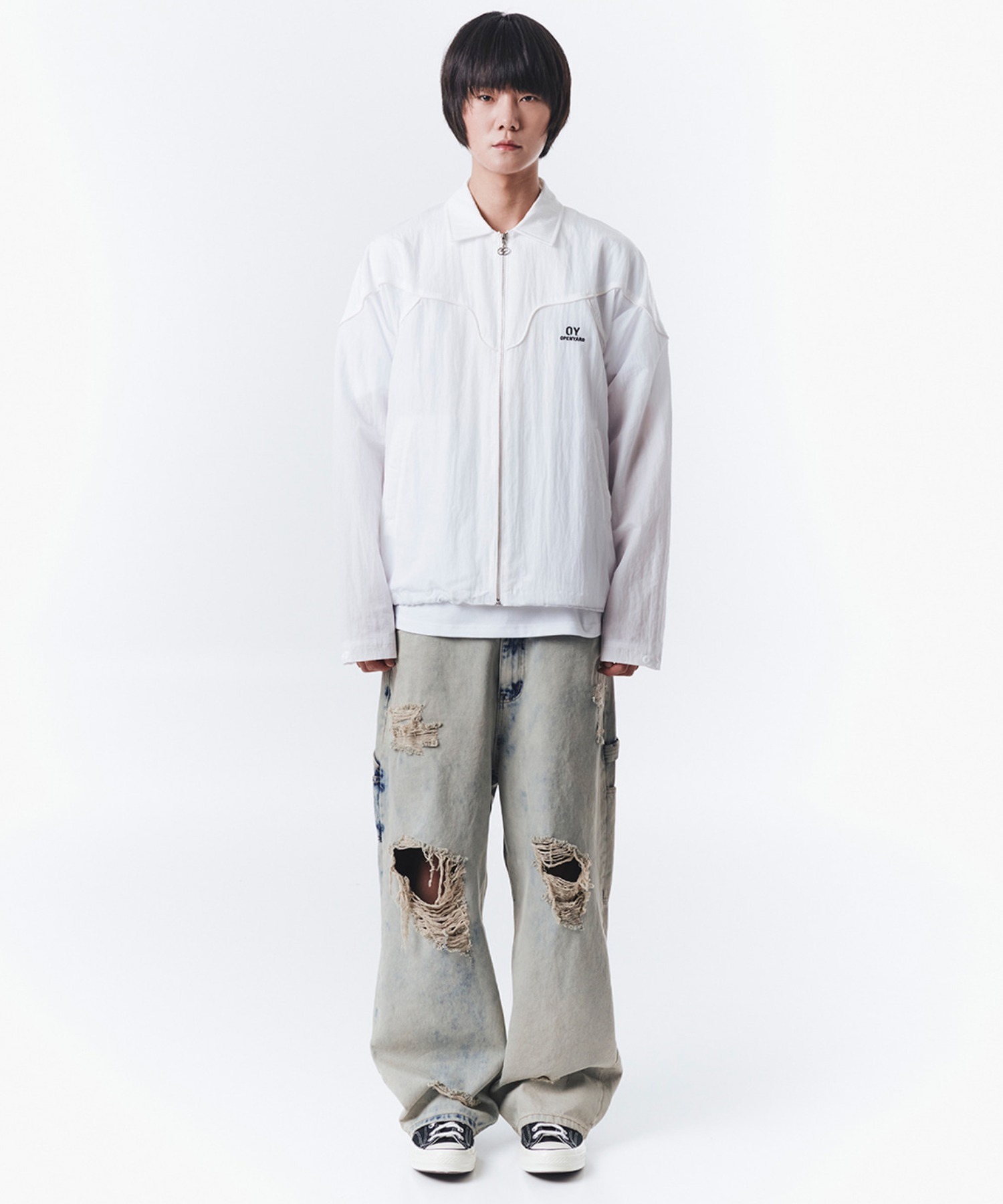 OY/オーワイ』WESTERN LINE ZIPPER LOGO JACKET /ウエスタンライン