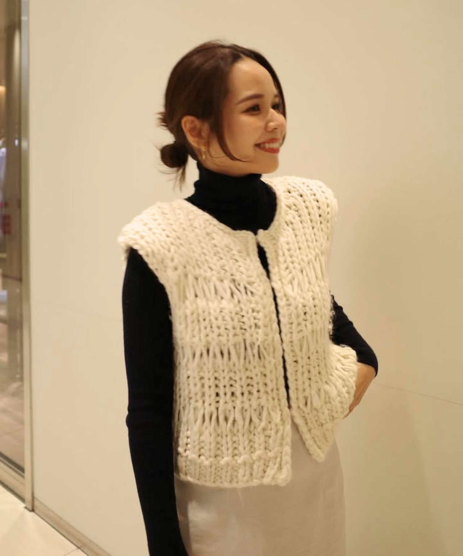 model：H154 着用サイズ：FREE