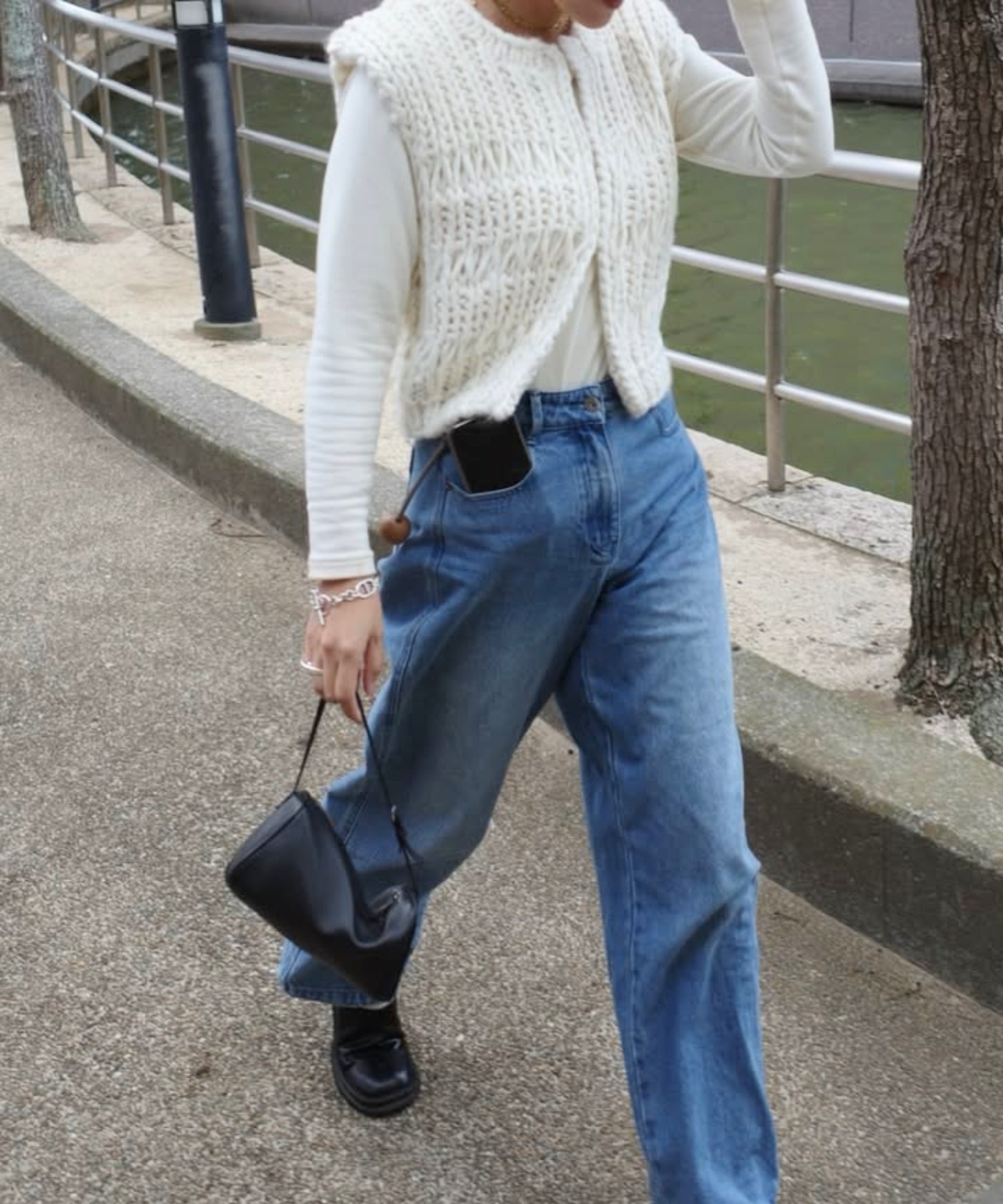 model：H163 着用サイズ：FREE