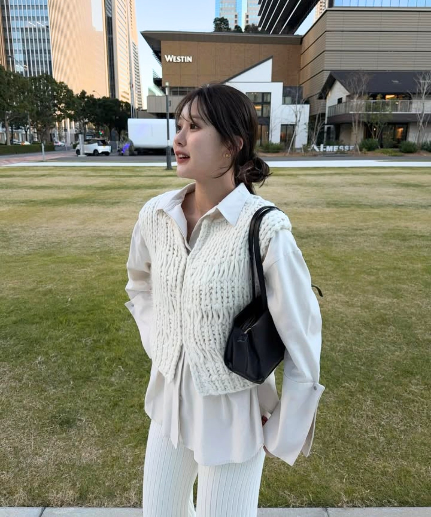 model：H165 着用サイズ：FREE