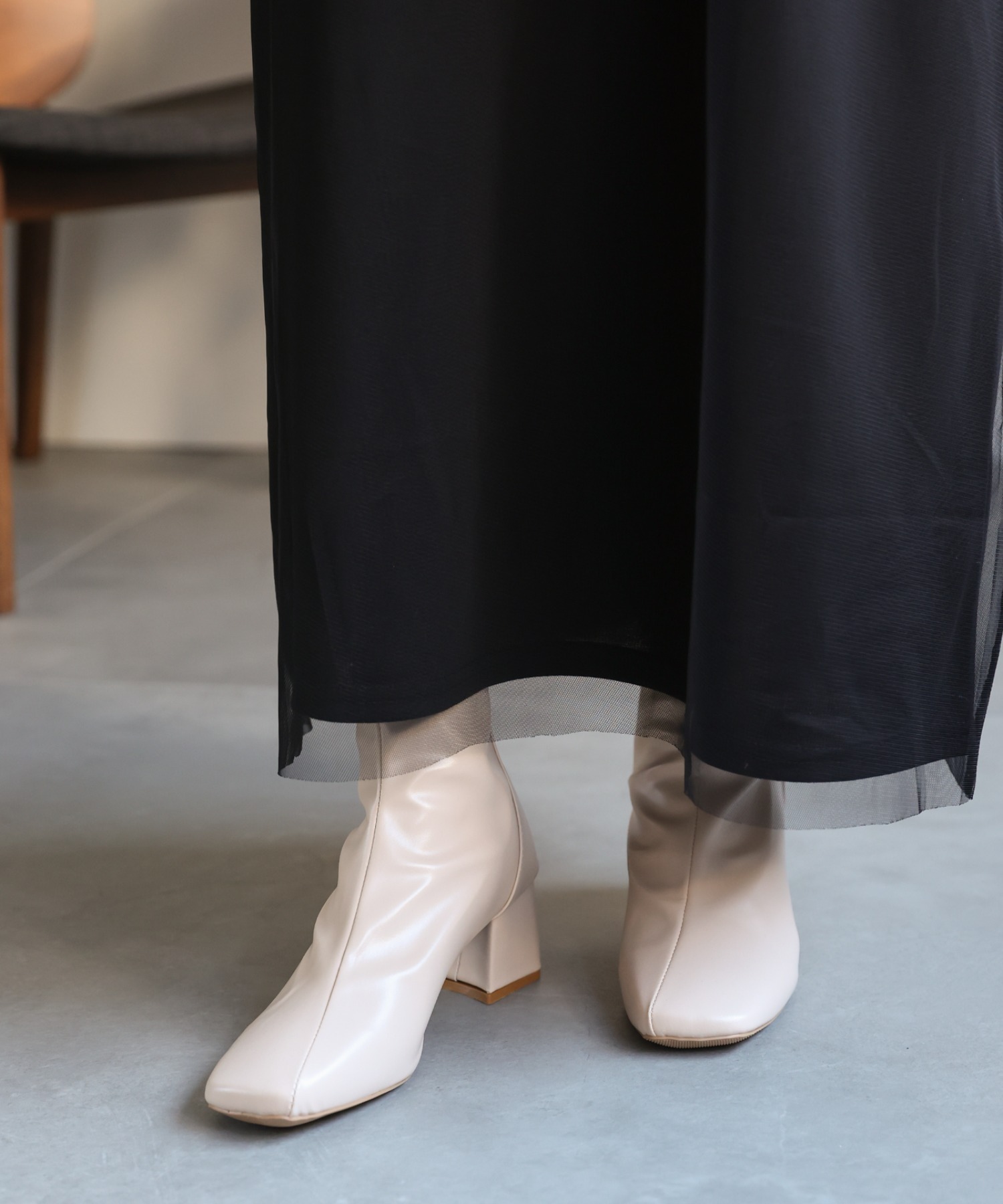 model：162cm 着用サイズ：L