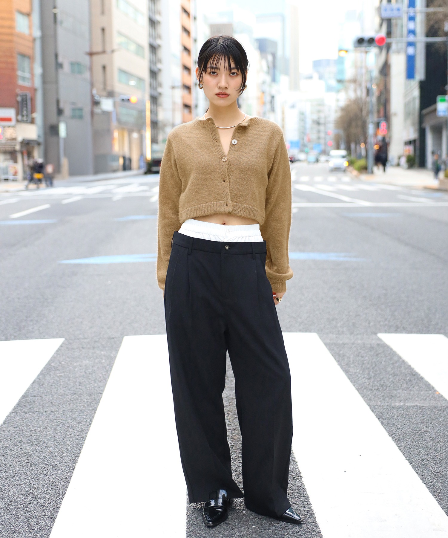 model：H167 着用サイズ：FREE