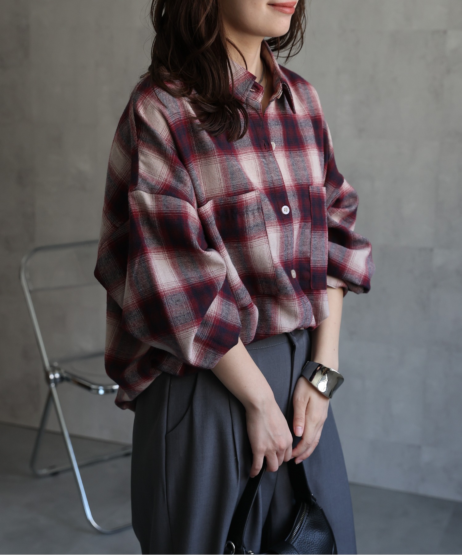 model : 156cm 着用サイズ : FREE