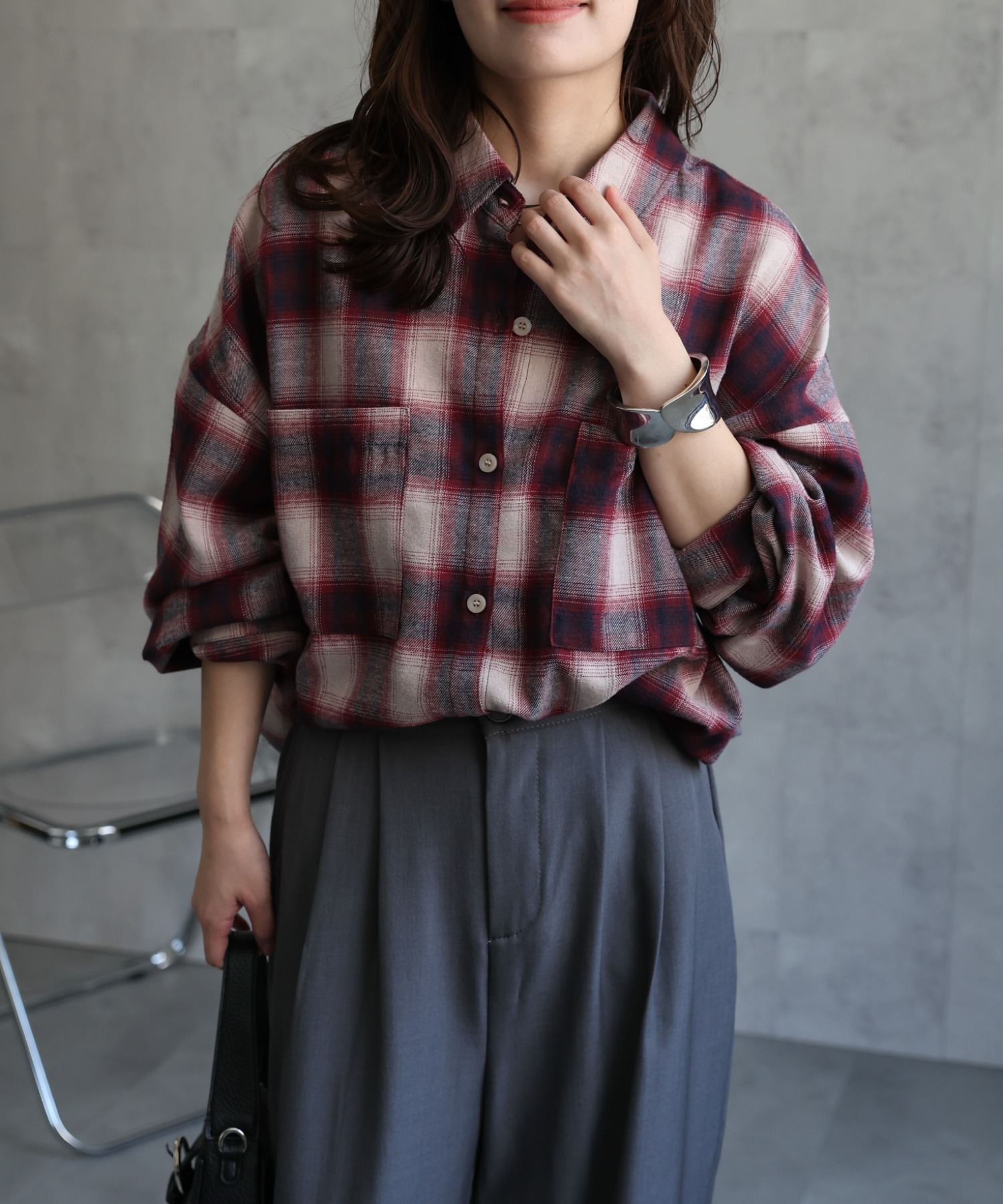 model : 156cm 着用サイズ : FREE