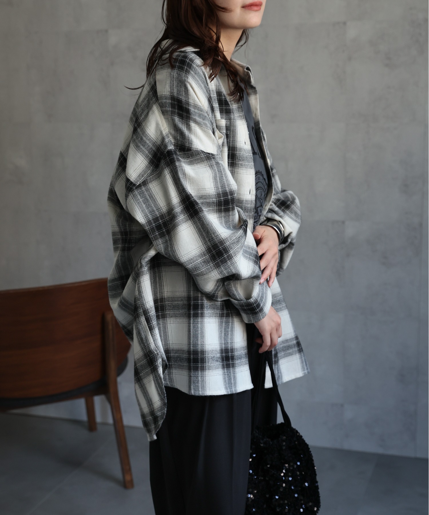 model : 156cm 着用サイズ : FREE