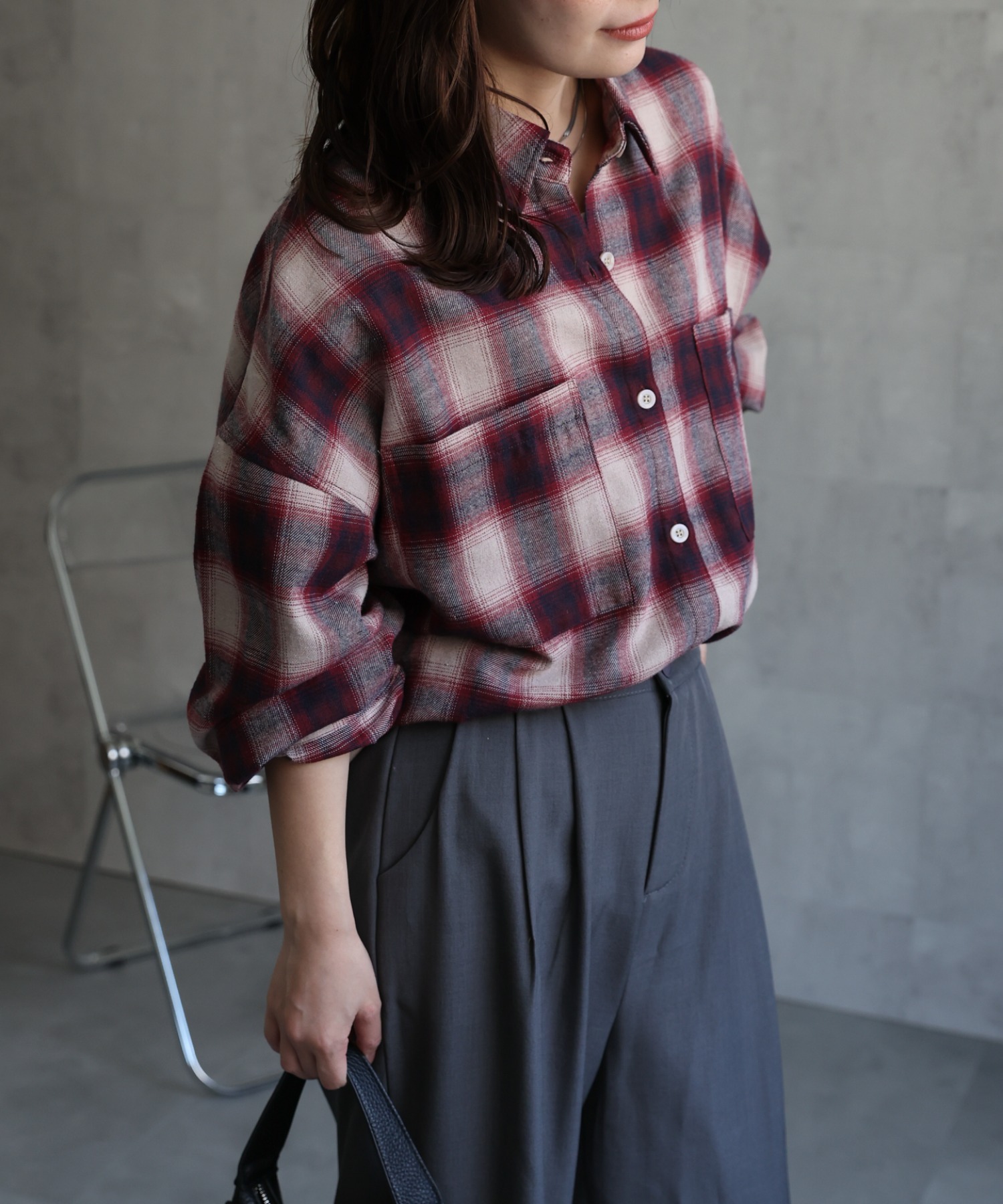 model : 156cm 着用サイズ : FREE