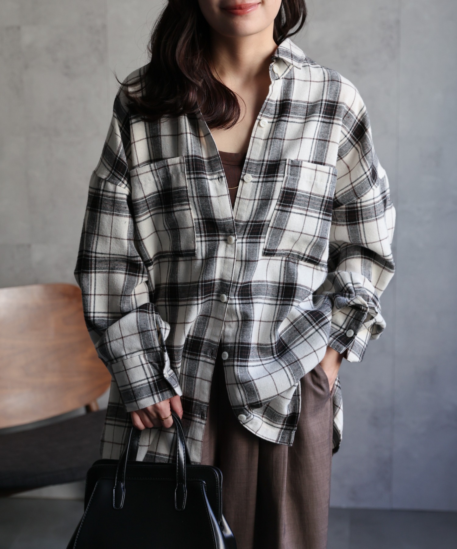 model : 156cm 着用サイズ : FREE