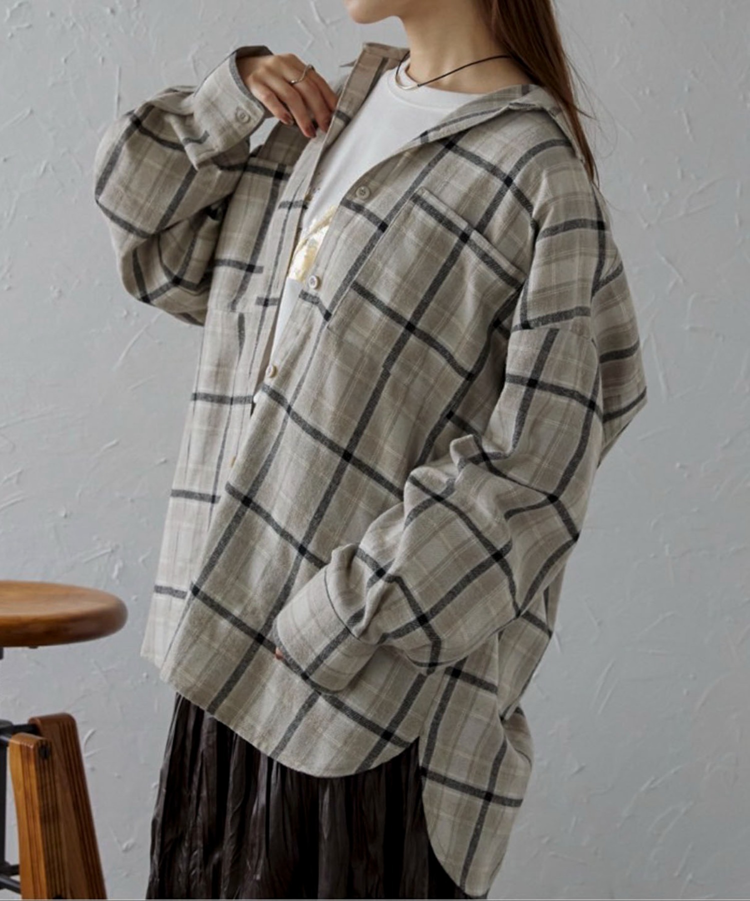 model : 158cm 着用サイズ : FREE