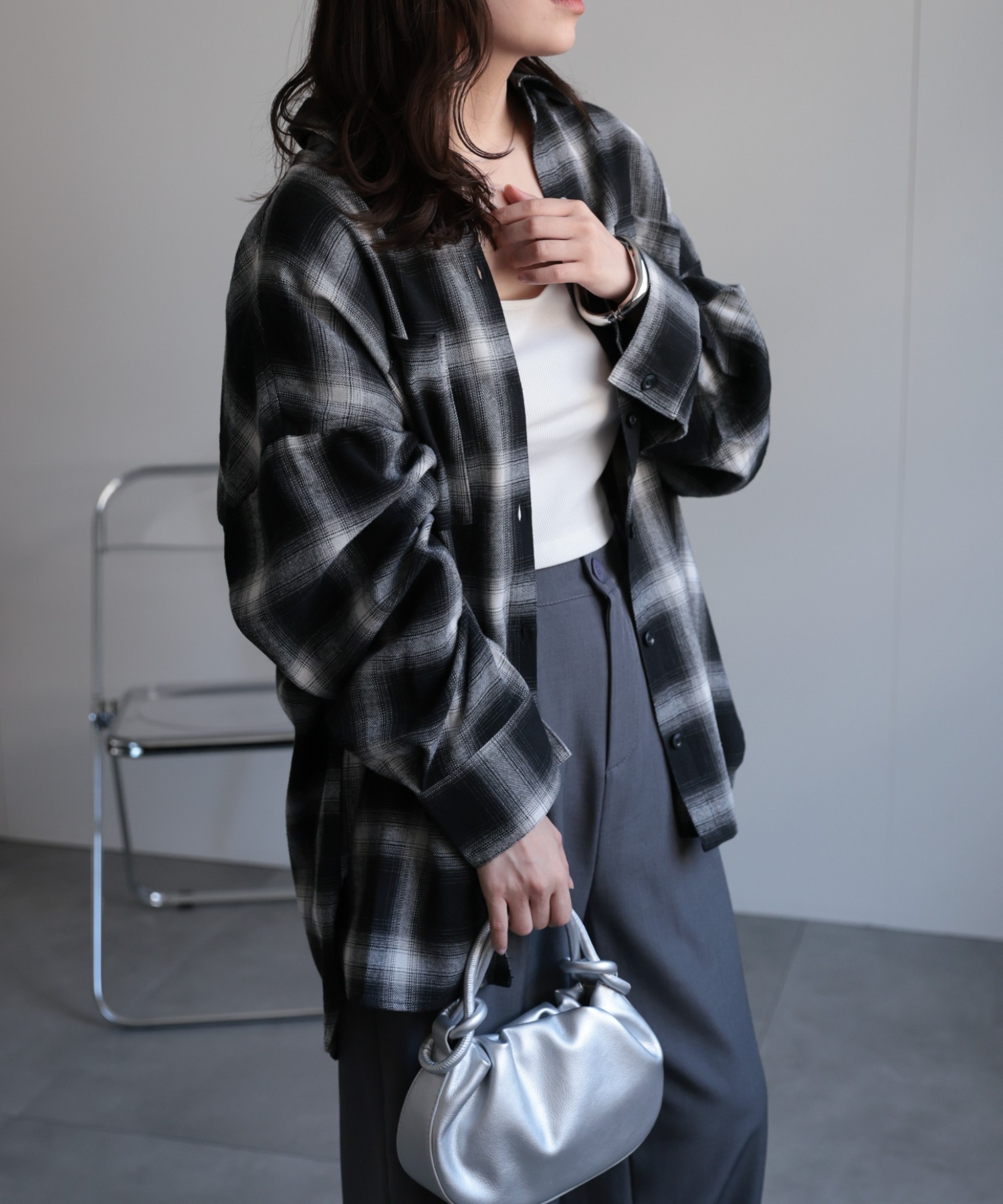 model : 156cm 着用サイズ : FREE