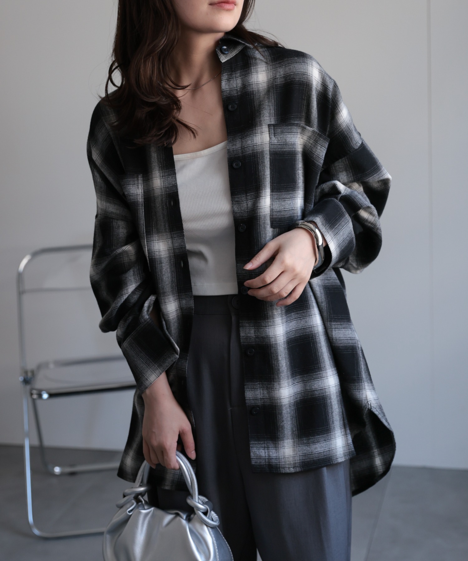 model : 156cm 着用サイズ : FREE