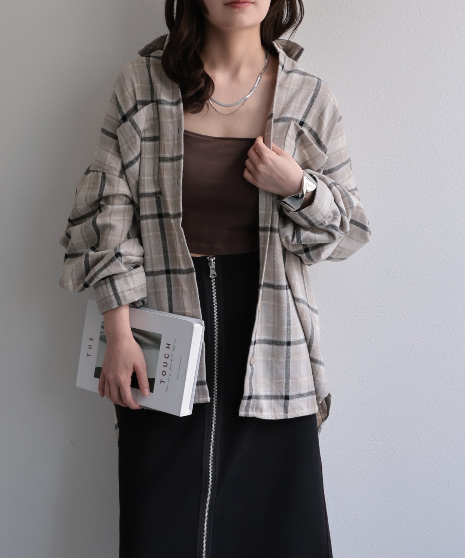 model : 156cm 着用サイズ : FREE