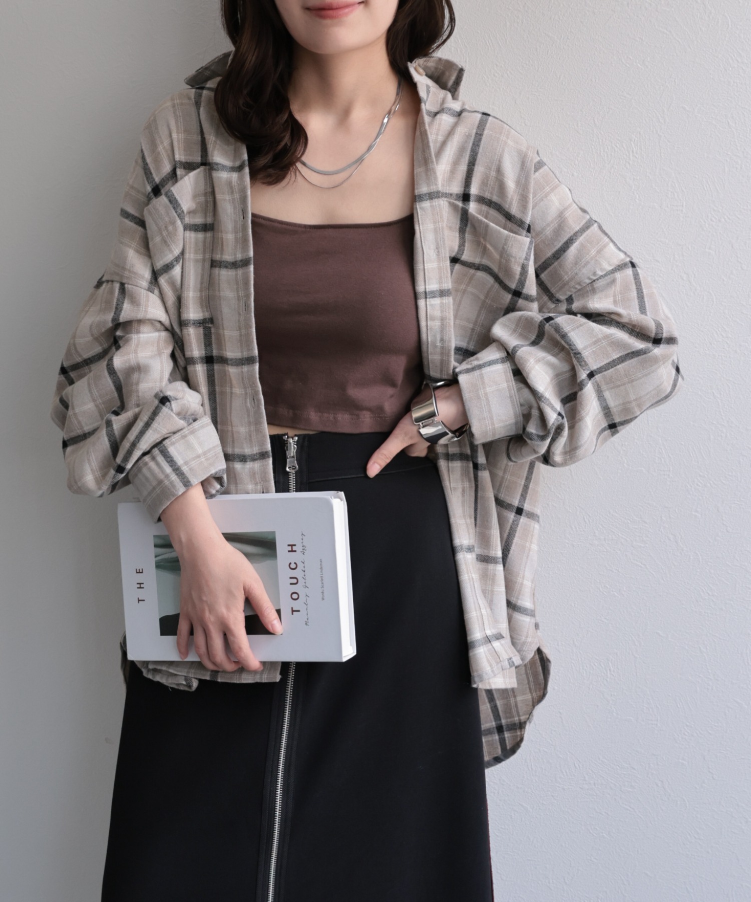 model : 156cm 着用サイズ : FREE