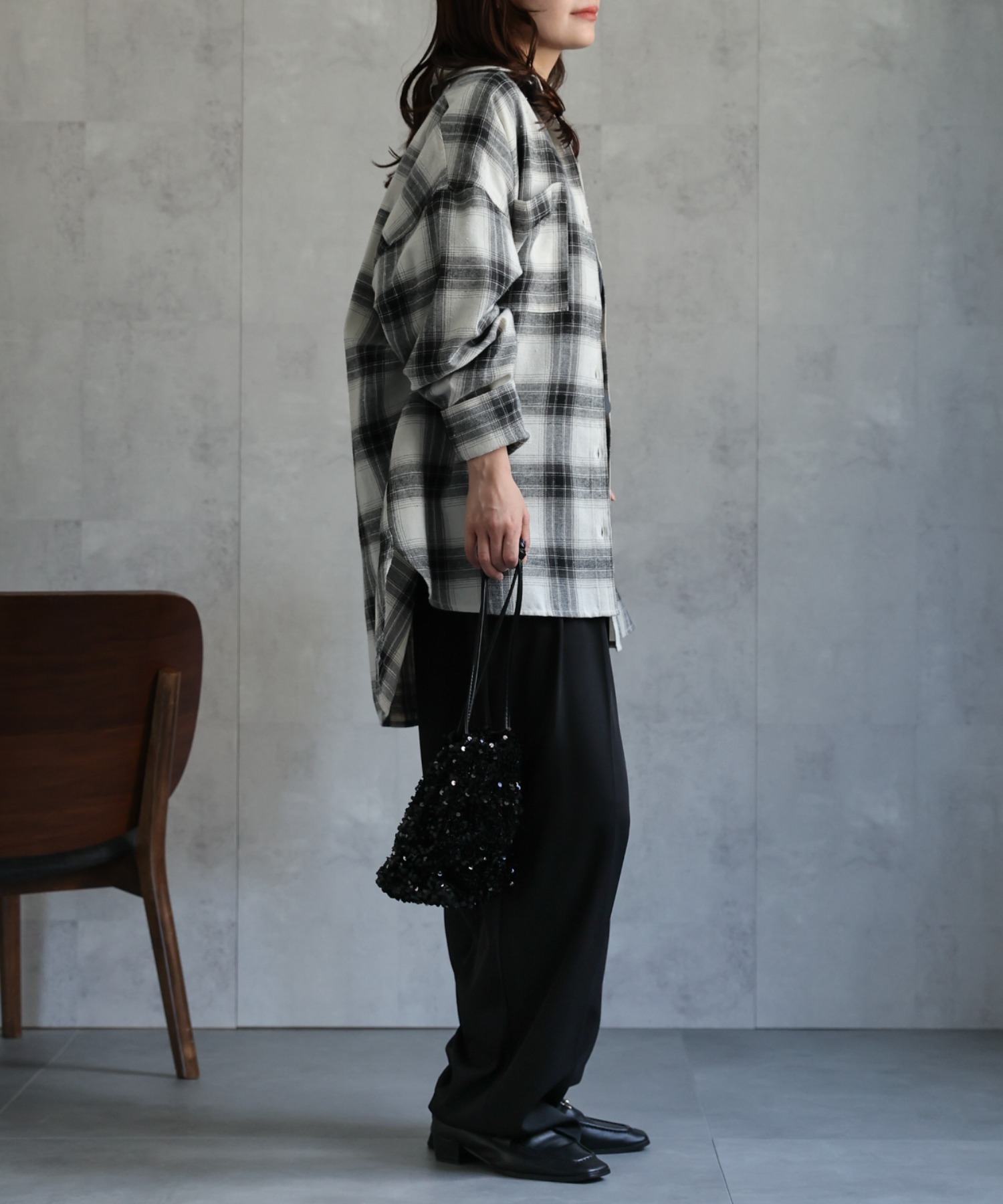 model : 156cm 着用サイズ : FREE
