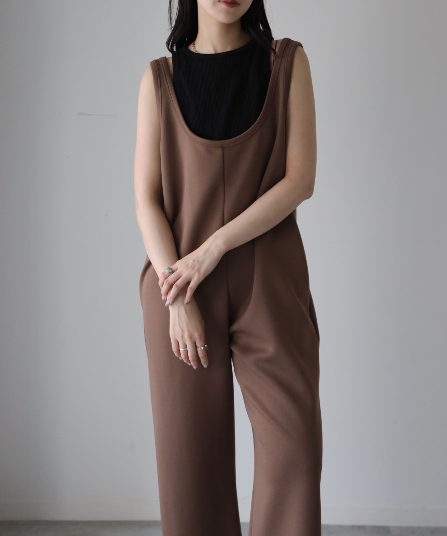 model：164cm. 着用サイズ：FREE
