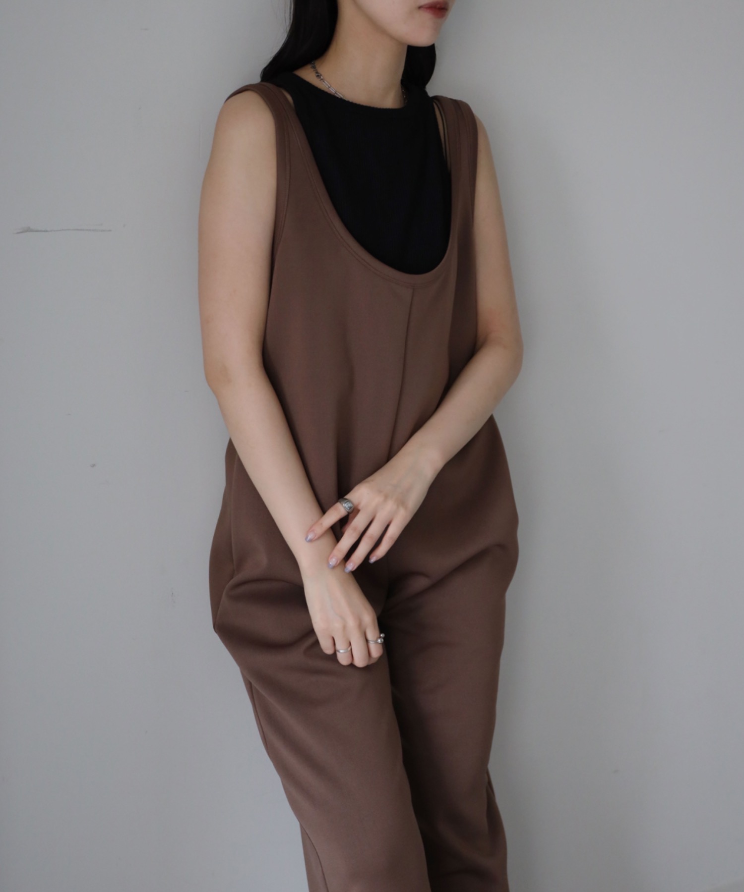 model：164cm. 着用サイズ：FREE