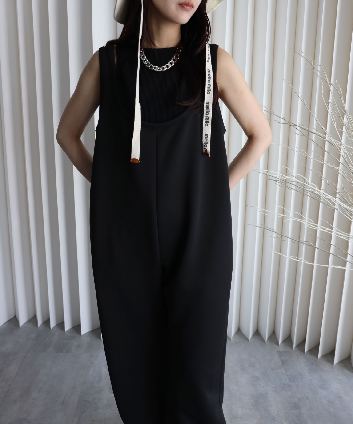 model：164cm. 着用サイズ：FREE