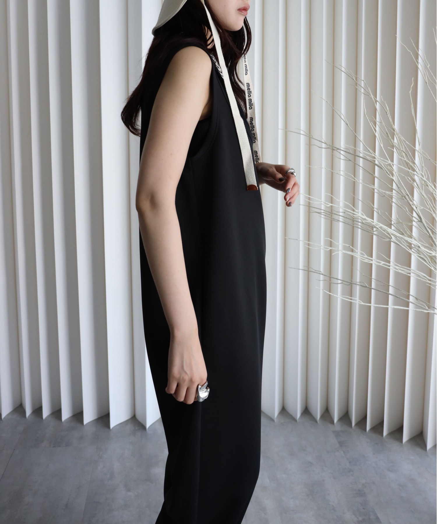 model：164cm. 着用サイズ：FREE