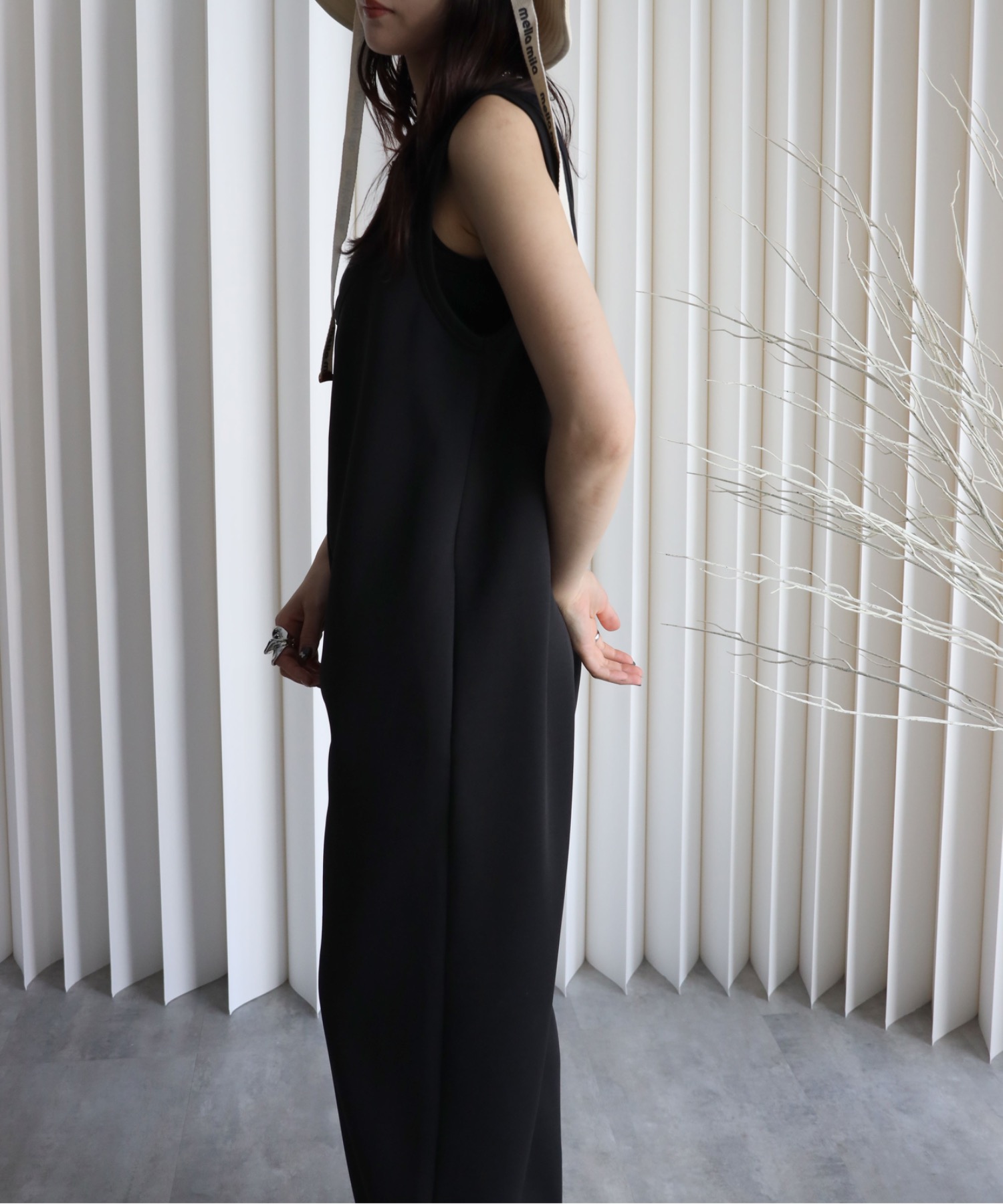 model：164cm. 着用サイズ：FREE