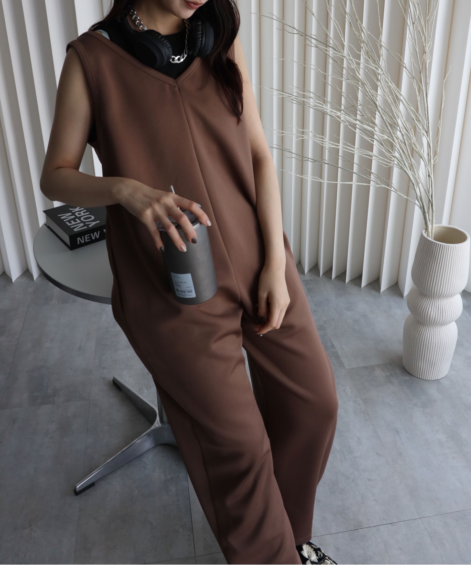 model：164cm. 着用サイズ：FREE