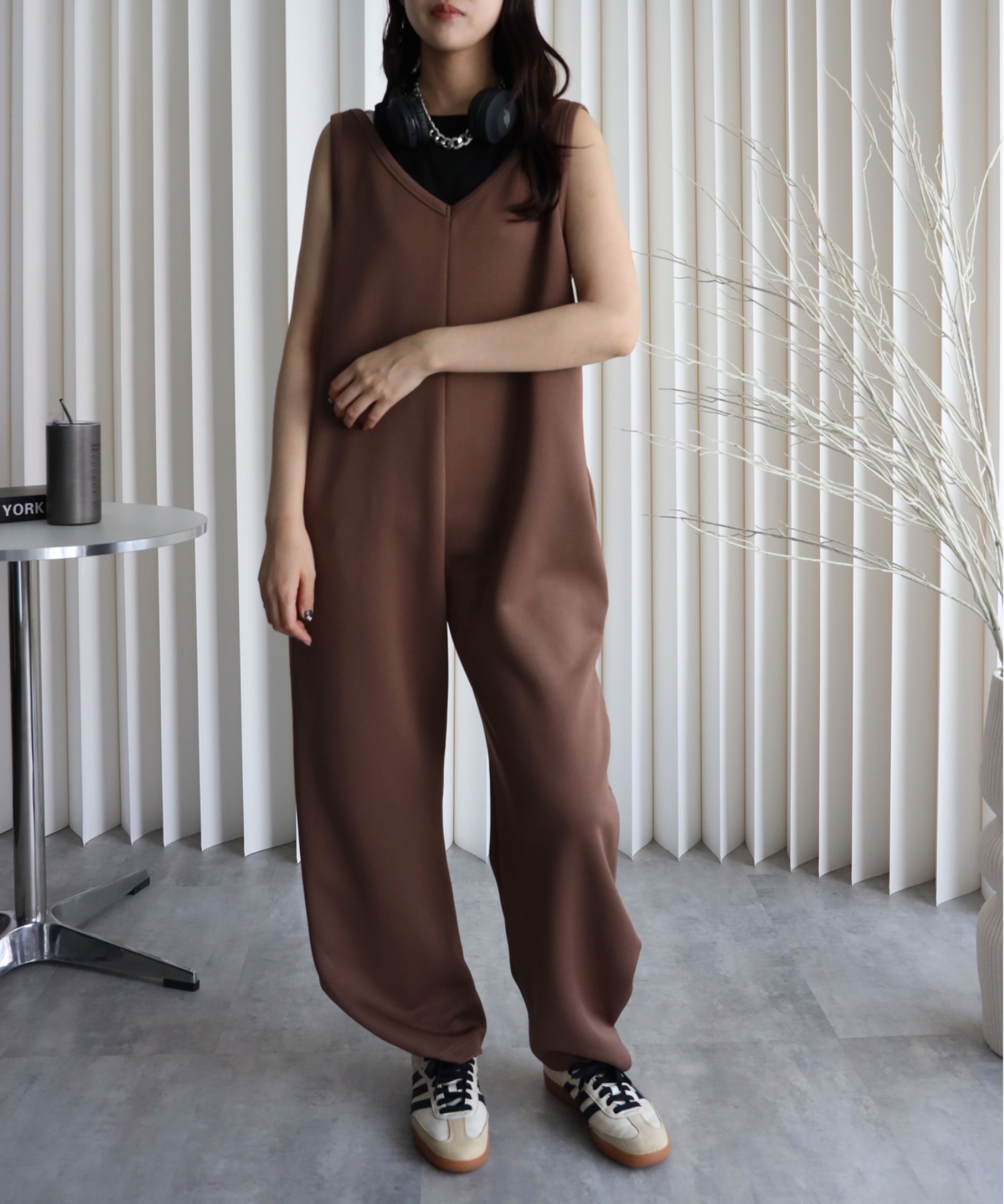 model：164cm. 着用サイズ：FREE