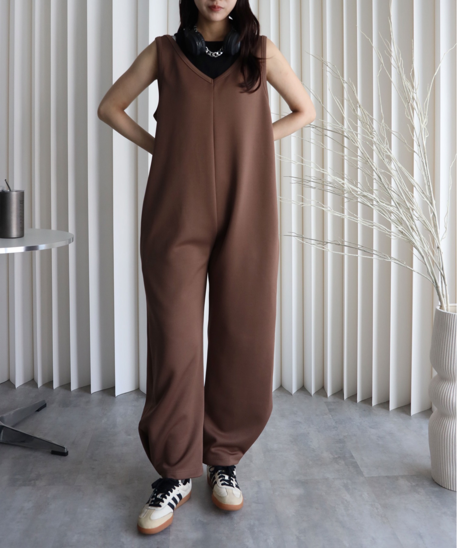 model：164cm. 着用サイズ：FREE