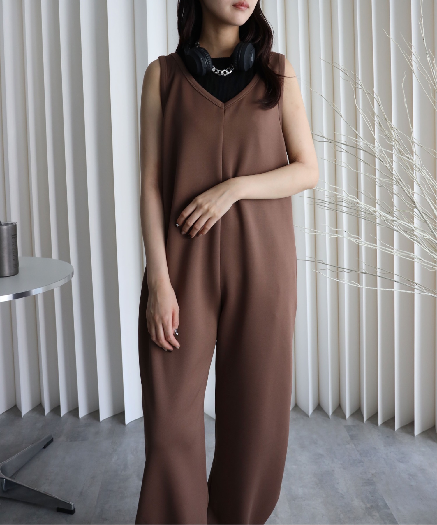 model：164cm. 着用サイズ：FREE