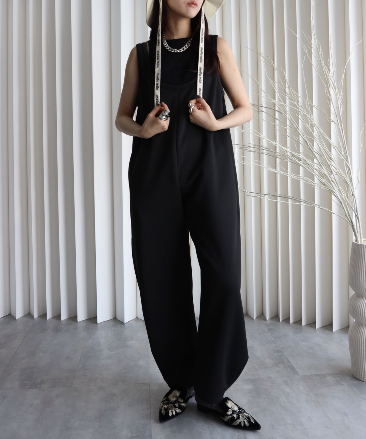 model：164cm. 着用サイズ：FREE